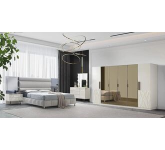 Stewehome Σετ Κρεβατοκάμαρας Μοντέρνου Σχεδιασμού με Αποθηκευτικό Χώρο 250x220x220 cm 542096 |  Σέτ Κρεβατοκάμαρας στο espiti