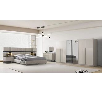 Stewehome Σετ Κρεβατοκάμαρας Μοντέρνου Σχεδιασμού με Αποθηκευτικό Χώρο 160x200x50 cm 790494 |  Σέτ Κρεβατοκάμαρας στο espiti