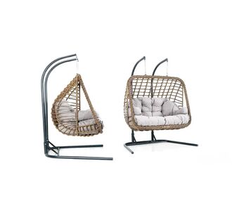 Stewehome Διπλή Κούνια Καθίσματος 155x90x130 cm 999201 |  Κούνιες στο espiti