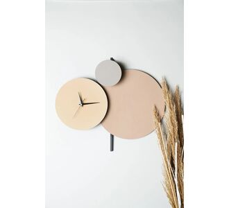 Stewehome Pavimento Μεταλλικό Ρολόι Τοίχου Χειροποίητο 48x44 cm 798761 |  Ρολόγια στο espiti