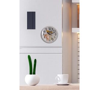 Stewehome Kiely Μαγνητικό Ρολόι Τοίχου Viso 10x10 cm 721828 |  Ρολόγια στο espiti