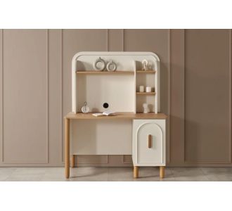 Stewehome Μοντέρνο Bohem Γραφείο με Ράφια και Ντουλάπι 123x74x60 cm 922171 |  Γραφεία στο espiti