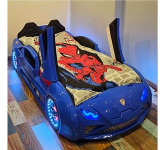 Stewehome Παιδικό Κρεβάτι Αυτοκίνητο Lamborghini με Πόρτες Μπλε 105x45x45 cm 690586 |  Παιδικά έπιπλα στο espiti