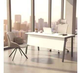 Stewehome μοντέρνο λευκό γραφείο εργασίας 140x70x75 cm 537887 |  Γραφεία στο espiti