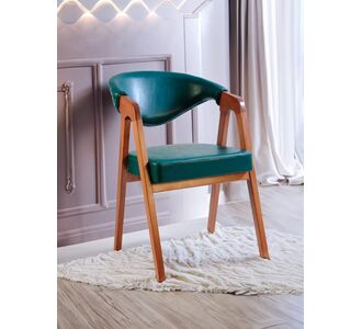 Stewehome Wunder καρέκλα ξύλινη κλασική Πράσινο / Καφέ 60x58x85 cm 281367 |  Καρέκλες στο espiti