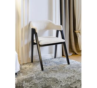 Stewehome Erva καρέκλα τραπεζαρίας υφασμάτινη μαύρο minimal 58x58x82 cm 448455 |  Καρέκλες στο espiti