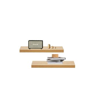 Stewehome Σετ 2 τεμαχίων κρυφών ραφιών τοίχου Καφέ 50x12x12 cm 559138 |  Ραφιέρες τοίχου στο espiti