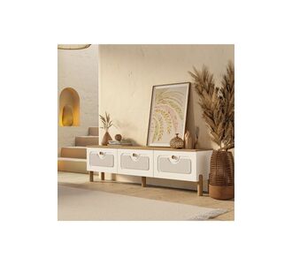 Stewehome Μποέμ μονάδα τηλεόρασης με πόρτες από membran mdf Κίτρινο 180x35x50 cm 638636 |  Έπιπλα τηλεόρασης στο espiti