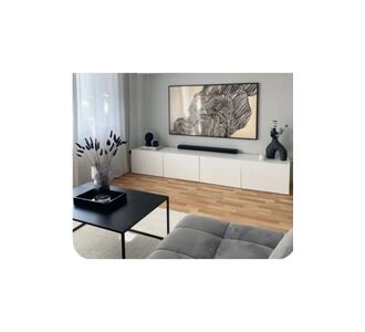 Stewehome Μοντέρνα τηλεοπτική μονάδα με ντουλάπι από σανίδα μελαμίνης Λευκό 200x30x30 cm 335598 |  Έπιπλα τηλεόρασης στο espiti