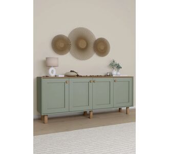 Stewehome Μποέμ σειρά κονσόλα Πράσινο 180x40x75 cm 258068 |  Βιτρίνες - Έπιπλα εισόδου στο espiti