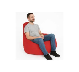 Stewehome καρέκλα σταγόνα αχλάδι με ύφασμα Λευκό 50x70x35 cm 338639 |  Πουφ στο espiti