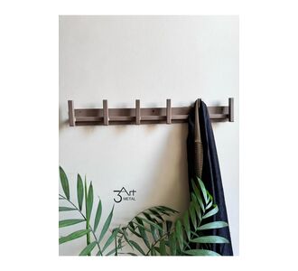 Stewehome διακοσμητική μοντέρνα μεταλλική κρεμάστρα τοίχου ρούχων Κίτρινο 40x2x6 cm 120070 |  Καλόγεροι -Κρεμάστρες στο espiti