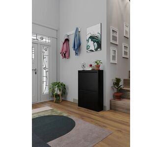 Stewehome διπλή ραφιέρα παπουτσιών από μέταλλο σκανδιναβικού στιλ 50x15x71 cm 205797 |  Παπουτσοθήκες στο espiti