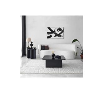 Stewehome Σετ 3 τεμαχίων τραπεζιών σαλονιού από σουνταλάμ σκανδιναβικού μοντέρνου στιλ ορθογώνιας μορφής Μαύρο 356373 |  Τραπεζάκια σαλονιού στο espiti