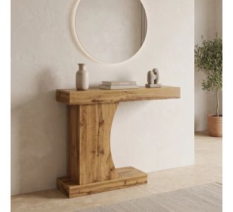 Κονσόλα Devo pakoworld oak 120x30x90εκ |  Συρταριέρες -Κονσόλες στο espiti