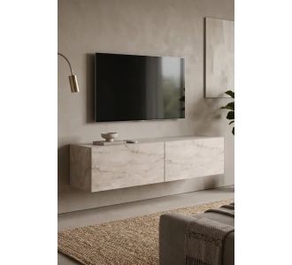 Stewehome Σκανδιναβικού στιλ μοντέρνα επιτοίχια ντουλάπι τηλεόρασης από σανίδα με πόρτα 120x31x30 cm 391847 |  Έπιπλα τηλεόρασης στο espiti