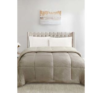 Κουβερτοπάπλωμα ALUVIA TAUPE 220 x 240 εκ. MADI |  Κουβερτοπαπλώματα  στο espiti
