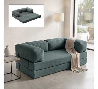 Καναπές - κρεβάτι Comfort Megapap τριθέσιος υφασμάτινος χρώμα μέντα 190x95x75εκ. |  Καναπέδες-Κρεβάτι στο espiti