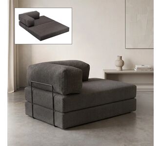 Καναπές - κρεβάτι Comfort Megapap διθέσιος υφασμάτινος χρώμα ανθρακί 140x95x75εκ. |  Καναπέδες-Κρεβάτι στο espiti