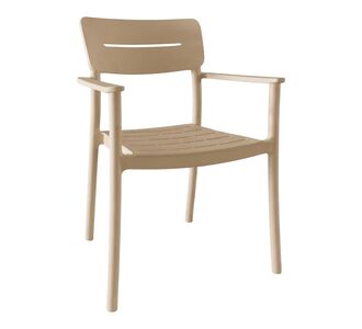 Πολυθρόνα Pilma pakoworld cappuccino PP 57x54x82εκ |  Καναπέδες - Καρέκλες  στο espiti