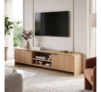 Έπιπλο τηλεόρασης Anfen pakoworld mdf σε φυσική απόχρωση 160x39x40,5εκ |  Έπιπλα τηλεόρασης στο espiti