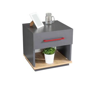 Stewehome Κομοδίνο με 1 Συρτάρι Γκρι / Oak Υ32 x Π40 x Β42εκ 45x40x35 cm 185268 |  Παιδικά έπιπλα στο espiti