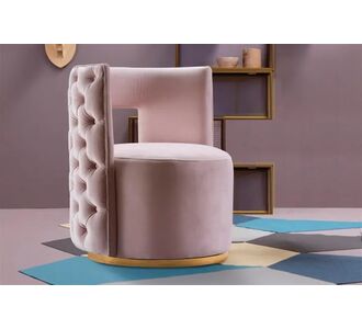 Stewehome Πολυτελής Καρέκλα Μακιγιάζ Κομψό Design με Άνεση &amp; Στυλ-ΜΠΛΕ-60cm x 60cm x 73cm. 60x60x73 cm 209324 |  Πολυθρόνες σαλονιού στο espiti