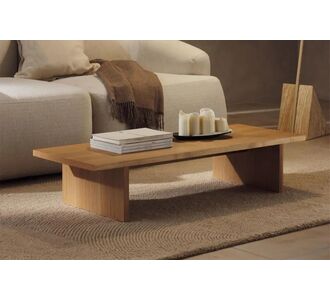 Stewehome Ξύλινο ορθογώνιο κεντρικό τραπέζι 110x45x30 cm 756201 |  Τραπεζάκια σαλονιού στο espiti