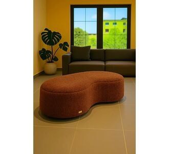 Stewehome Μοντέρνο Πουφ Δαπέδου Χωρίς Πόδια με Εργονομικό Σχήμα σκούρο μπλε 120x40 cm 644995 |  Πουφ στο espiti