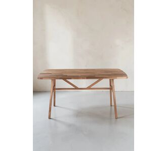 Stewehome Μασίφ Τραπέζι Καρυδιάς Slim 170x80x74.5 cm 520946 |  Τραπέζια στο espiti