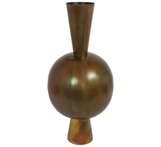 Βάζο ArteLibre Μπρονζέ Μέταλλο 40x40x85cm 05150519 ArteLibre |  Βάζα στο espiti