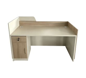 Γραφείο reception Stark pakoworld σε oak-μπεζ απόχρωση 180x60x105εκ |  Reception γραφείου στο espiti