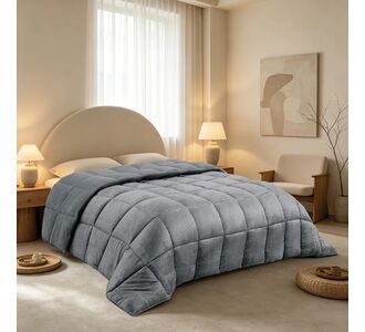 ΚΟΥΒΕΡΤΟΠΑΠΛΩΜΑ KING SIZE SHELBY GREY (240X260) KING SIZE 240X260 MELINEN |  Κουβερτοπαπλώματα  στο espiti