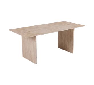 Τραπέζι Releno pakoworld sintered stone σε όψη τραβερτίνας 180x90x75εκ |  Τραπέζια στο espiti