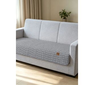Μεμονωμένο γούνινo κάλύμμα VIRELLO GREY PET &amp; SPANDEX Μεμονωμένο γούνινο κάλυμμα για διθέσιο καναπέ  120 x 75 εκ. MADI |  Καλύμματα Σαλονιού(ελαστικά-καπιτονέ) στο espiti