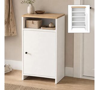 Παπουτσοθήκη - Ντουλάπι Talsa Megapap χρώμα λευκό - sapphire oak 50x35,3x86εκ. |  Παπουτσοθήκες στο espiti