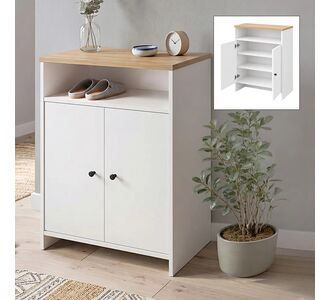 Παπουτσοθήκη - Ντουλάπι Efsun Megapap χρώμα λευκό - sapphire oak 62x35x86εκ. |  Παπουτσοθήκες στο espiti