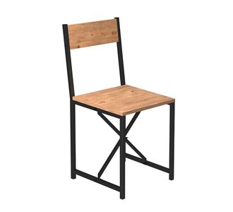 Καρέκλα τραπεζαρίας Maysa Megapap χρώμα μαύρο - pine oak 40,2x42,5x84,7εκ. |  Πολυθρόνες τραπεζαρίας στο espiti