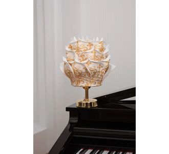 Stewehome Μοντέρνα Επιτραπέζια Λάμπα LED με Χρυσό Σχέδιο και Χρυσή Βάση Ασύρματη 33x33x33 cm 505604 |  Επιτραπέζια στο espiti