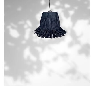 Stewehome Μαύρο Βοhemian Φωτιστικό Οροφής Από Ψάθα 20x20x35 cm 233052 |  Οροφής στο espiti