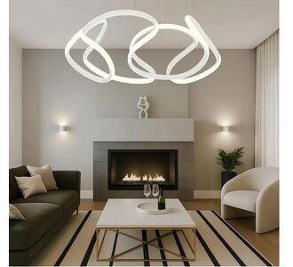 Stewehome Λευκό Κρεμαστό Φωτιστικό LED 3 Χρωμάτων 50x15x15 cm 628446 |  Οροφής στο espiti