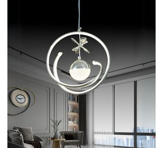 Stewehome Alberto Κρομ LED Φωτιστικό Σάρκικου 3 Χρωμάτων Μοντέρνο Σχέδιο 30x90x90 cm 453733 |  Οροφής στο espiti