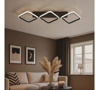 Stewehome Alvin Μεταλλικό LED Φωτιστικό 3 Χρωμάτων Σάρκικου Μοντέρνο Σχέδιο 60x60x90 cm 739606 |  Οροφής στο espiti