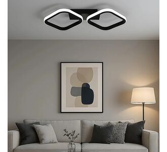 Stewehome Alvin Μοντέρνο 3 Χρωμάτων LED Πλαφονιέρα 2 Λαμπτήρων Σχεδιασμός 40x10 cm 871190 |  Οροφής στο espiti