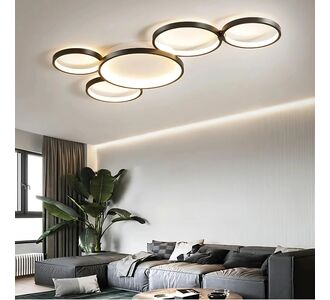 Stewehome Loretto Μοντέρνα 3 Χρώματα LED Πλαφονιέρα Μοντέρνο Φωτιστικό 60x60x10 cm 765316 |  Οροφής στο espiti