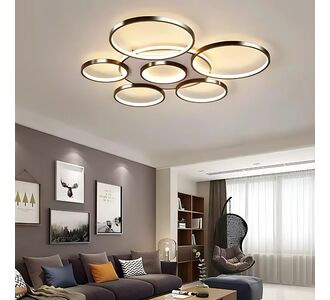 Stewehome Arrivato Μοντέρνα 3 Χρώματα LED Πλαφονιέρα Μοντέρνο Φωτιστικό 80x80x10 cm 286222 |  Οροφής στο espiti