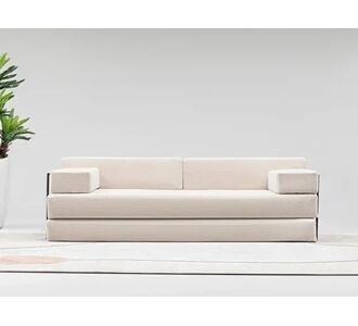 Stewehome καναπές τριθέσιος με στρώμα και λειτουργία κρεβατιού για καθιστικό 200x90x16 cm 388680 |  Καναπέδες στο espiti