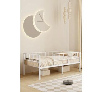 Stewehome Μεταλλικό Daybed Zenit Μοντέρνου Σχεδιασμού-λευκό 100x39x200 cm 902670 |  Κρεβάτια στο espiti