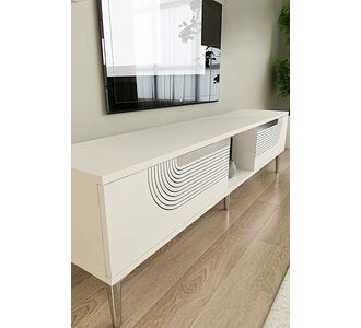 Stewehome Έπιπλο τηλεόρασης με ντουλάπι μοντέρνου στυλ 150x30x41 cm 755188 |  Έπιπλα τηλεόρασης στο espiti