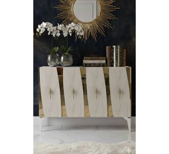 Stewehome Κονσόλα τηλεόρασης πολύχρηστο ντουλάπι και γωνιά καφέ 120x32x79 cm 599227 |  Βιτρίνες - Έπιπλα εισόδου στο espiti